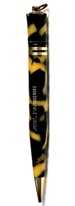 Unreadable Markings Cream & Black Ring-Top Personalized Working Pencil - Picture 1 of 15