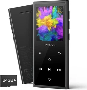 YOTON 64GB MP3 Player Bluetooth 5.0, HiFi MP3 Player - Bild 1 von 6