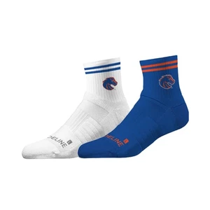 Unisex Strideline Boise State Broncos Premium Tejido Paquete de 2 Calcetines Media Pantorrilla Conjunto - Imagen 1 de 1