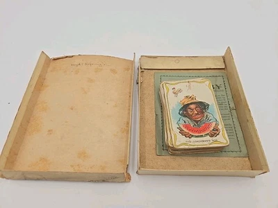 老式古董老巴斯比博士纸牌游戏 1890 - 1906 J. Ottmann Litho。 Co 40卡 — 第 1/4 张图片