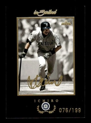 2004 Fleer InScribed #63 Ichiro Suzuki Gold #/199 - Image 1 of 2