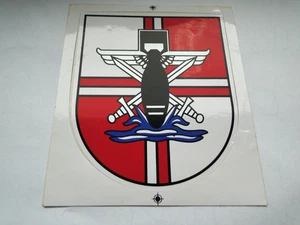 Aufkleber  Bundeswehr  Kampfmittelabwehrschule der BW    ca 8,5x10  cm - Bild 1 von 1