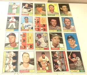 1961 Topps Robin Roberts #20+Tommy Davis #168 Baseball Cards And More (20) EX/MT - Picture 1 of 13
