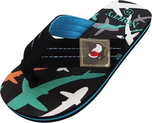 Norty Boy's Shark Flip Flop Thong Sandal Perfect for the Beach, Pool or Everyday - Picture 1 of 7