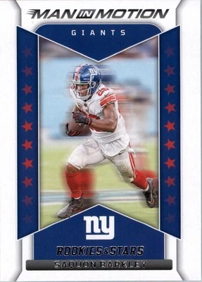 2022 Rookies and Stars Man In Motion #10 Saquon Barkley - FB - Image 1 of 2