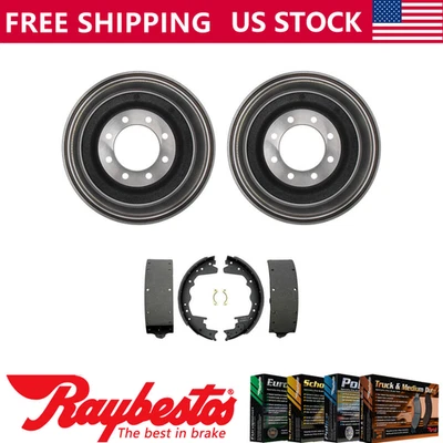 后套件制动鼓和制动鞋适用于 1999 - 2003 道奇 Ram 2500 Van - Raybestos — 第 1/4 张图片