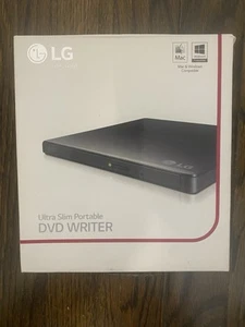 LG Ultra Slim externer tragbarer DVD Brenner für Apple Mac und Windows, GP65NB60 - Bild 1 von 4