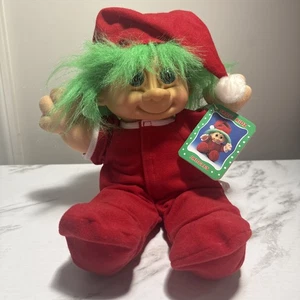 Russ 12" Peluche Jangles Navidad Troll Kidz Con Etiqueta Envío Gratis el Mismo Día - Imagen 1 de 4