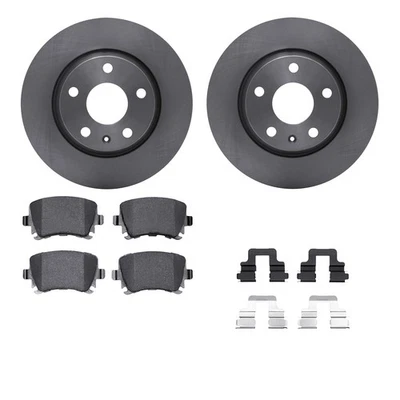 For Audi TT Quattro 09-15 R1 Concepts WFUH1-73328 Rear Brake Kit w Optimum Pads - Image 1 of 4