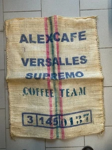 Ancien sac en Toile de Jute Alex Café Versalles - Foto 1 di 2