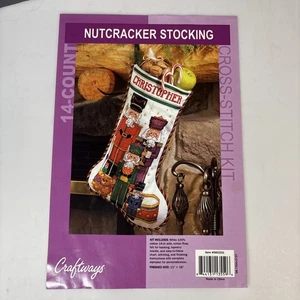 Craftways Nussknacker gezählt Kreuzstich Strumpf Muster - NUR ANLEITUNG - Bild 1 von 5