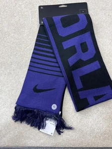 Orlando Pride Scarf OSFA Purple Black Soccer Nike NWSL Supporters Knit Winter - Picture 1 of 4