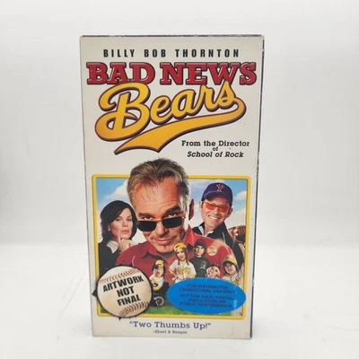 Bad News Bears Promo Screener VHS 2005 Rare Movie Billy Bob Thornton - Imagem 1 de 4