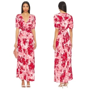 FAITHFULL THE BRAND Las Mayas Midi Maxi Dress in Rosella Floral Revolve Size 6 - Picture 1 of 9