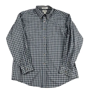 L.L. Bean Mens Wrinkle Resistant 100% Cotton Button Down Shirt Sz Large - Picture 1 of 3