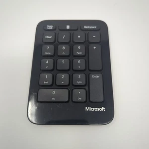 Microsoft Sculpt Wireless Number Pad 1558 10 Key - FOR PARTS NO DONGLE - Picture 1 of 4
