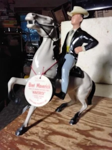 Hartland MAVERICK mit (grauem Pferd/Sattel/Hut/Pistole Western Cowboy Modell - Bild 1 von 9