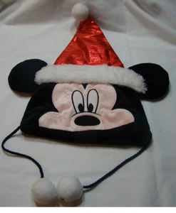 Sombrero de Navidad con lentejuelas de Mickey Mouse - Imagen 1 de 4
