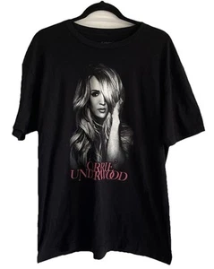 Carrie Underwood Cry Pretty Tour Concert T-Shirt Men's Sz XL Black Country Music - Picture 1 of 5
