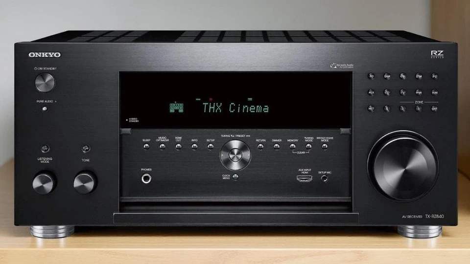 Onkyo TX-RZ840 9.2 Channel Home Theater Receiver Dolby Atmos Used Black - Image 1 of 1