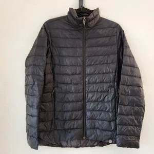 REI Co-Op schwarze gefütterte Gänsedaunenjacke leicht isoliert Damen S - Bild 1 von 6
