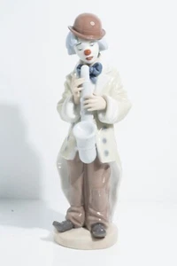 Vintage Lladro Clown Figure #5471 With Saxophone SAD SAX 1987 Spain Porcelain - Picture 1 of 6