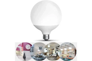 Lampadina Led Globo 15W Luce Naturale Lampada Attacco E27 G120 Bianco SOLAR - Foto 1 di 6