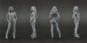 Letty Ortiz (Michaelle Rodriguez Fast & Furious Figura per 1:18 HotWheels Nissan - Foto 1 di 5