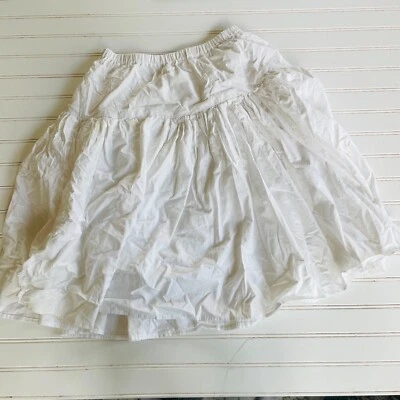 Enagua de algodón hecha a mano para niñas XL o mujeres cintura S 13-17" largo 24" Foto 1 de 4