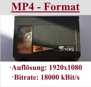 VHS-C Kassetten digitalisieren, SVHS-C Kassetten als MP4 Format überspielen - Bild 1 von 12