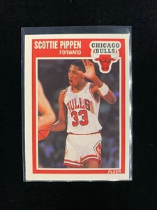 1989-1990 Fleer Basketball Near Mint - Mint Scottie Pippen Chicago Bulls HOF - Picture 1 of 2