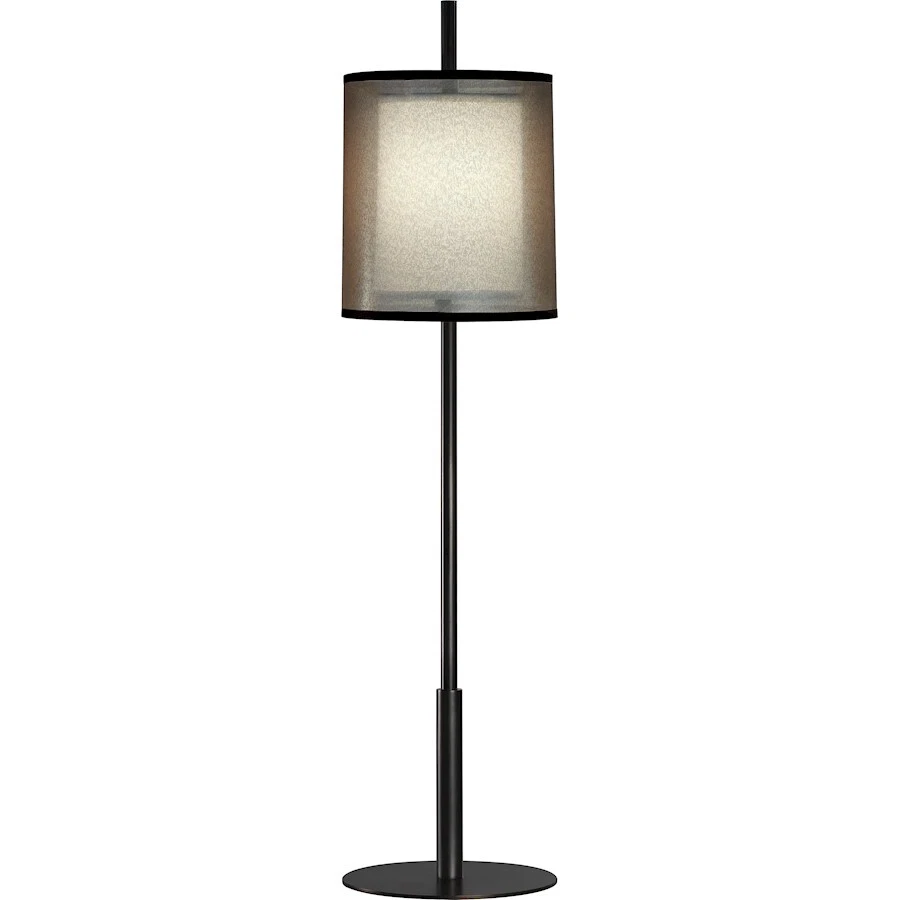 Lámpara de mesa Robert Abbey Saturnia 1 luz 32", pátina profunda bronce - Z2185 Foto 1 de 1