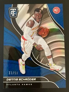 2017-18 Panini Totally Certified Blue 15 Dennis Schröder ed/99