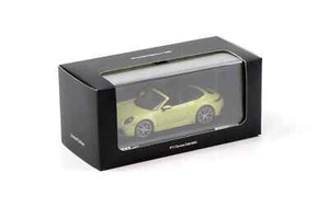 1:43 Minichamps Porsche 911 992.2 Carrera Cabriolet Cartagena Yellow Model Car - Picture 1 of 3