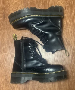 DOC MARTENS JADON MAX COMBAT 2" PLATFORM BOOTS Sz. 6 MEN’S 8 WOMENS - Picture 1 of 8