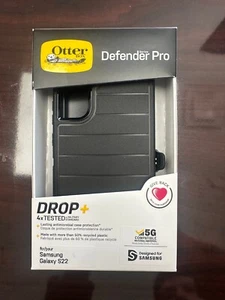Coque et étui OtterBox Defender série Pro pour Samsung Galaxy S22 - Noir - Photo 1 sur 2