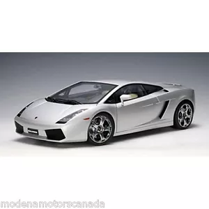 2003 LAMBORGHINI GALLARDO SILVER 1/18th SCALE by AUTOart 74574 FINAL PIECES RARE - Picture 1 of 4