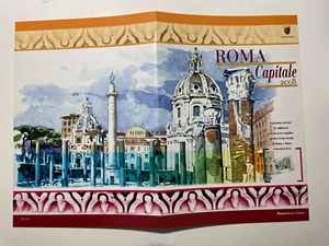 2008 Italy Philatelic Folder Roma Capital with Card Maxicard and FDC - Picture 1 of 2