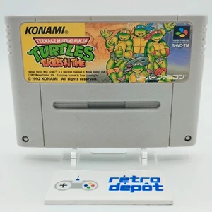 Teenage Mutant Ninja Turtles IN Time IV / Nintendo Super Famicom Sfc / Ntsc Jap - Picture 1 of 5