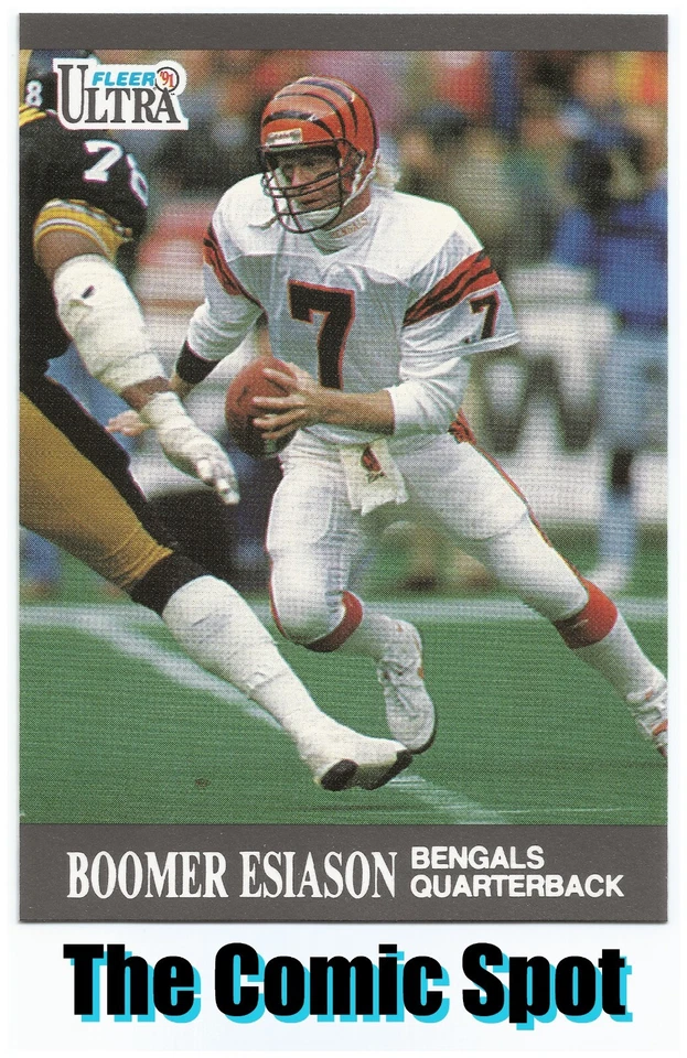 1991 FLEER ULTRA ~ BOOMER ESIASON #15 ~ CINCINNATI BENGALS ~ NFL FOOTBALL CARD - Image 1 of 3