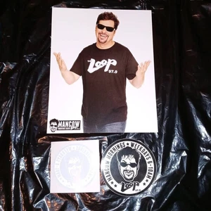 Mancow's Morning Madhouse LOT 97.9 The Loop 2015 Promo 8x10 Photo Cling Sticker - Picture 1 of 4