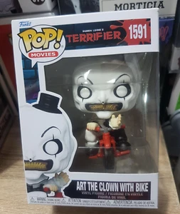 Funko Pop! Movies Art Der Clown mit Fahrrad 1591 Terrifier Figur im Beschützer - Bild 1 von 7
