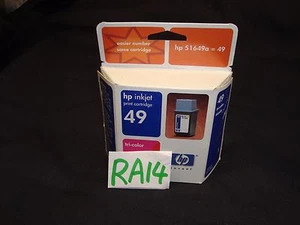 NEW GENUINE OEM PRINTER CARTRIDGE HP-49 TRI-COLOR SEALED - Picture 1 of 3