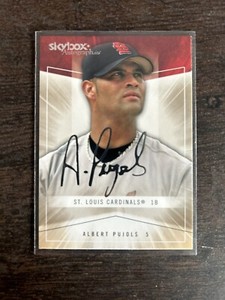 Albert Pujols 2005 SkyBox Autographics #50 St Louis Cardinals