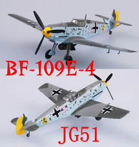 Easy Model 1/72 Germany BF-109E-4 4/JG51 #37281