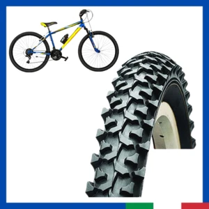 Reifen 26x1.90 Reifen Gummi für MTB Fahrrad schwarz Fahrrad Offroad Promo - Bild 1 von 4
