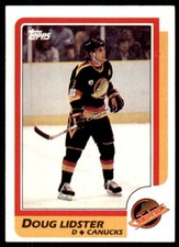 1986-87 Topps Doug Lidster . Vancouver Canucks #32