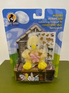 Tiny Tins FarmYard Chick - Track Stars Collectable TRACK STAX (Pre HASBRO) RARE - Picture 1 of 4