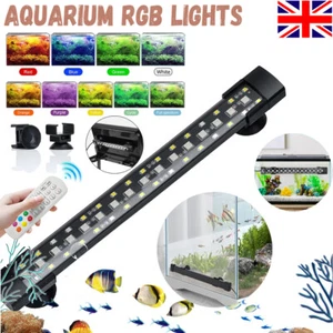 24/7 Cycle Aquarium Fish Tank LED Light 7 Color Over-Head Full Spectrum Bar Lamp - Picture 1 of 17
