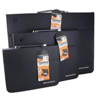 Daler Rowney Graduado Estuche de Arte Portafolio A1 Anillo Encuadernadores Interior Foto 1 de 4